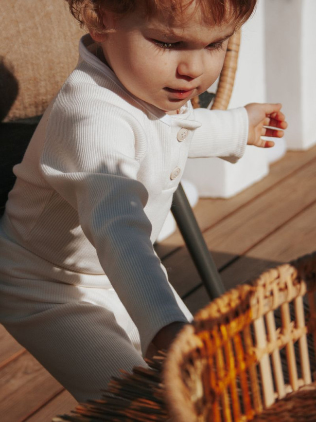 Le body bébé Côtelé