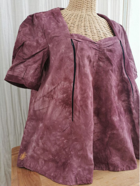Prototype de "La blouse Tie & Dye"