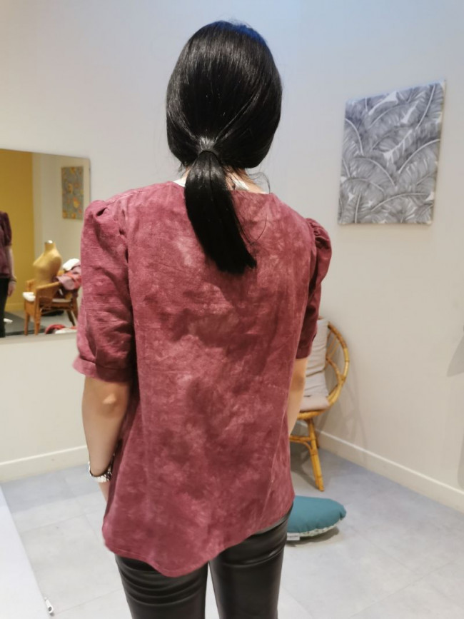 Prototype de "La blouse Tie & Dye"
